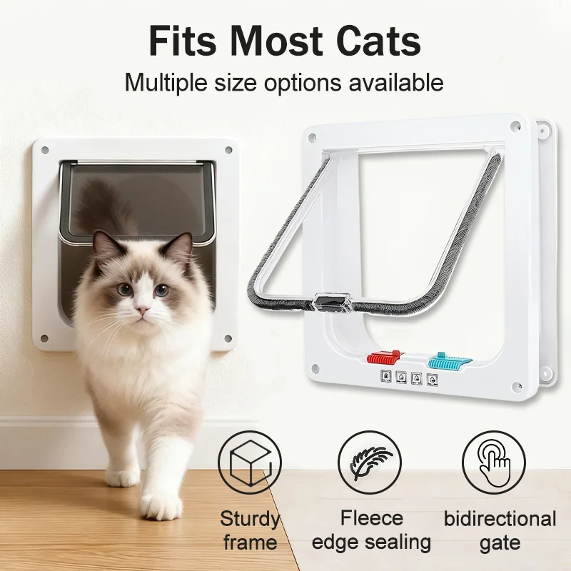 porta para cães e gatos com fechadura