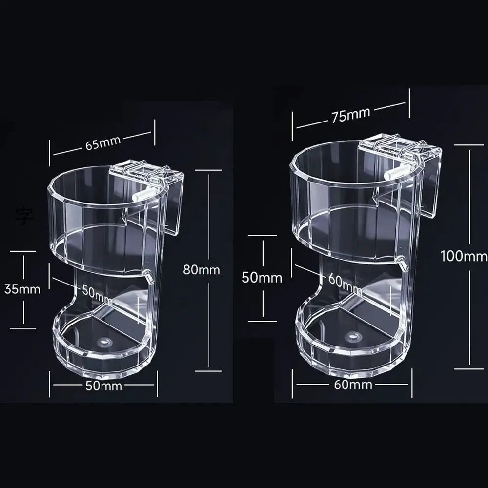 Anel Alimentador para Aquário de Acrílico Transparente com Fixação na Parede - Imagem 6