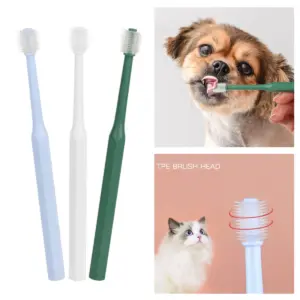 escova dental para cães e gatos pequenos