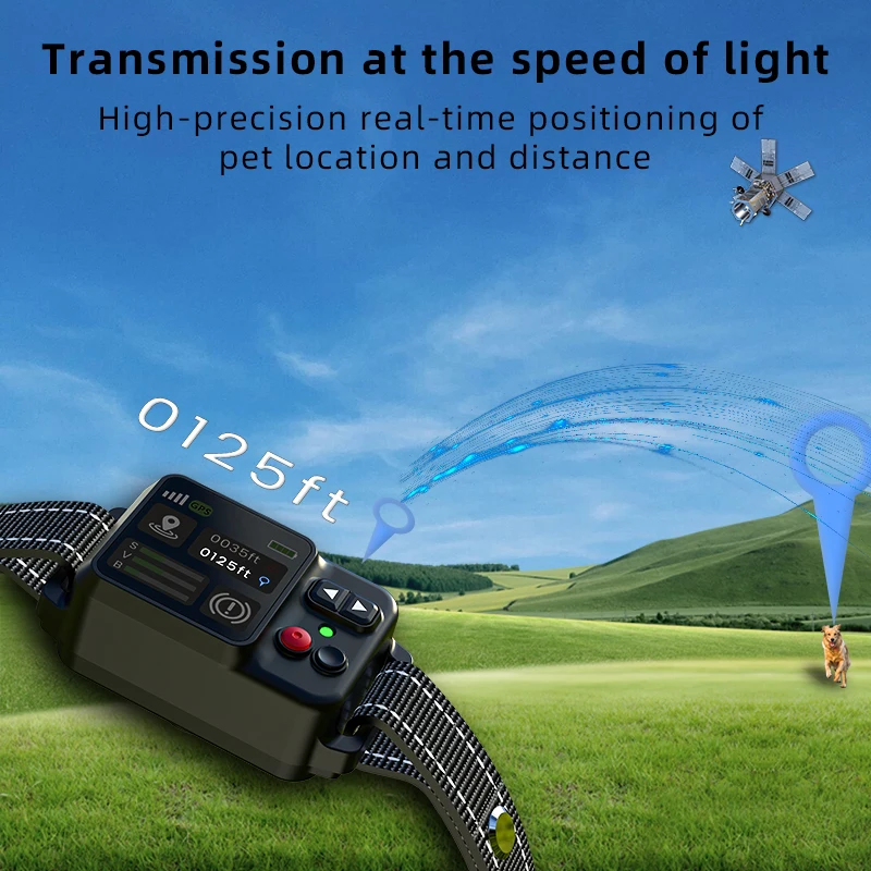 Cerca Eletrônica GPS para Cães com Coleira Anti-perda IP67 - Image 2