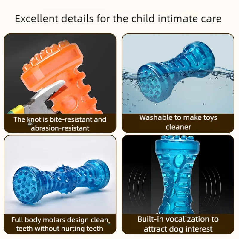 Brinquedo Dental para Cães Pequenos para Mastigar e Limpar Dentes - Imagem 2