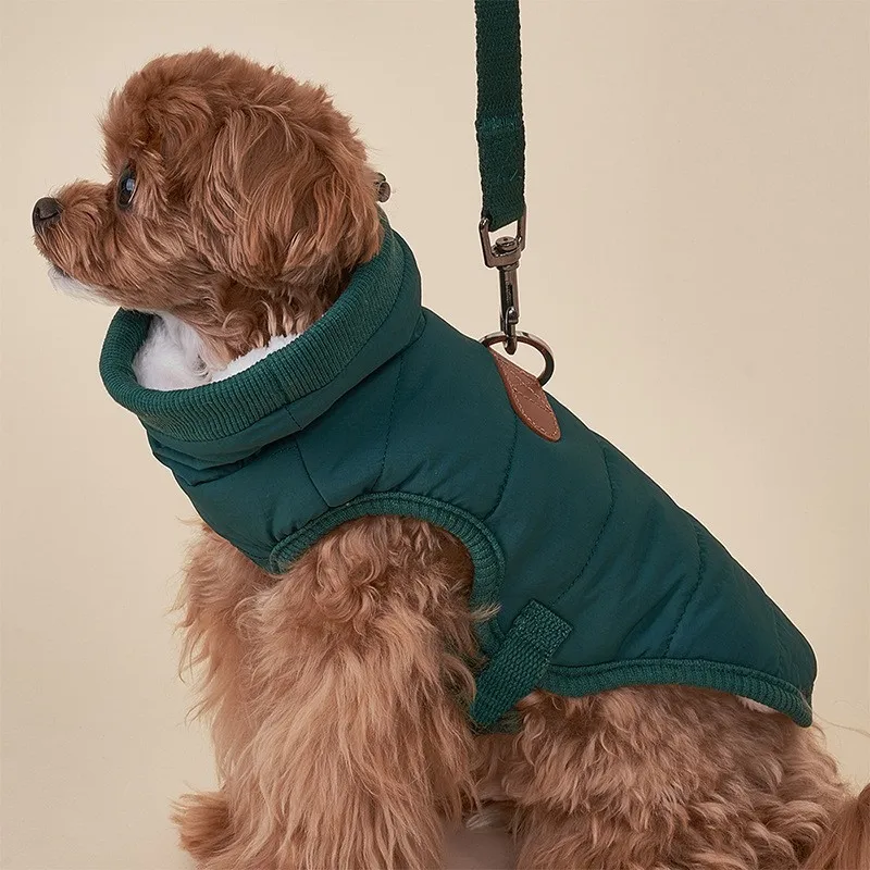 Jaqueta Acolchoada para Cães Pequenos à Prova de Vento - Imagem 5