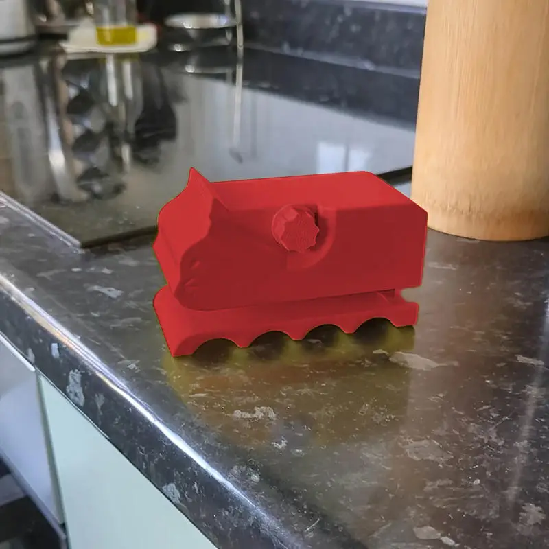 Cortador de Papelão para Gatos de Plástico PS Amarelo para DIY - Imagem 3