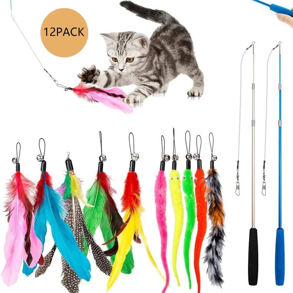 varinha de brinquedo para gatos com ventosa