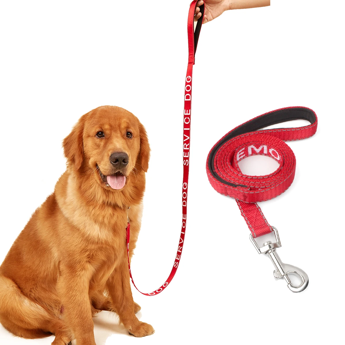 Trela Jacquard para Cães Pequenos e Médios para Caminhada e Esporte - Imagem 4