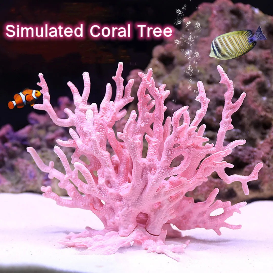 coral artificial para aquário de resina