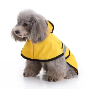 capa de chuva ajustável para cães