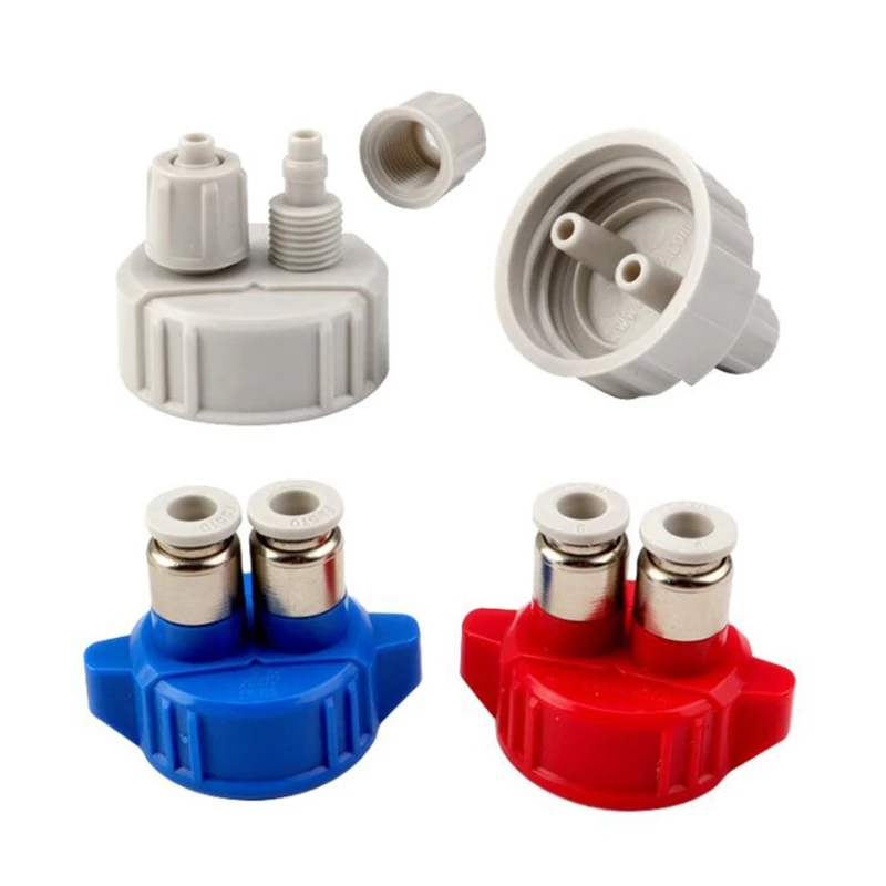 Tampa Reator CO2 para Aquário DIY com Furos para Tubos - Imagem 4