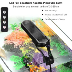 luminária LED para aquário com temporizador