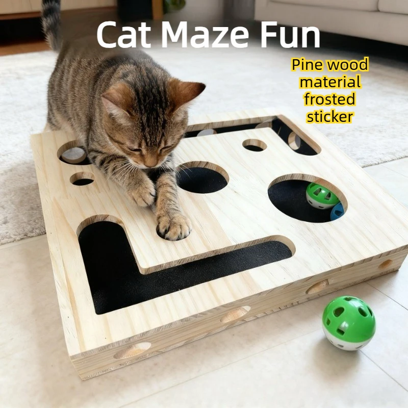 Brinquedo Labirinto para Gatos com Bola e Túnel Interativo - Image 3
