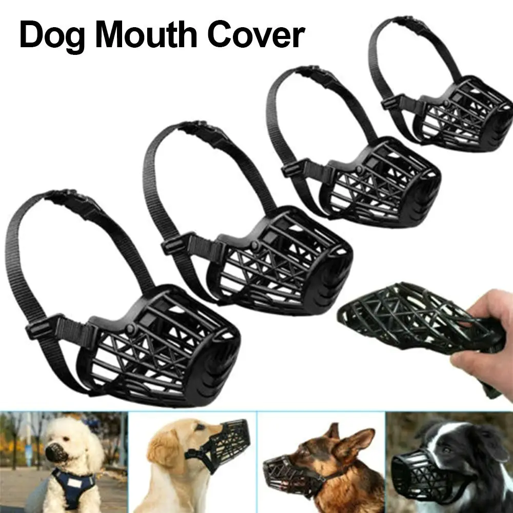 Focinheira Cesta para Cães de Plástico Macio com Tiras Ajustáveis - Image 2