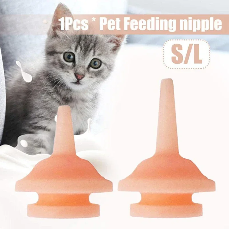 Bico de Silicone para Alimentação de Filhotes e Gatinhos 10 pçs - Imagem 3