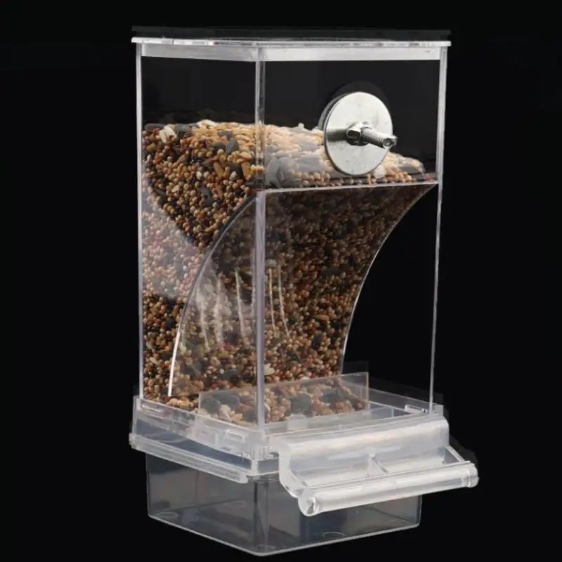 Caixa Alimentadora para Pássaros Pequenos e Médios 13x8,1 cm com Fluxo Automático - Imagem 4