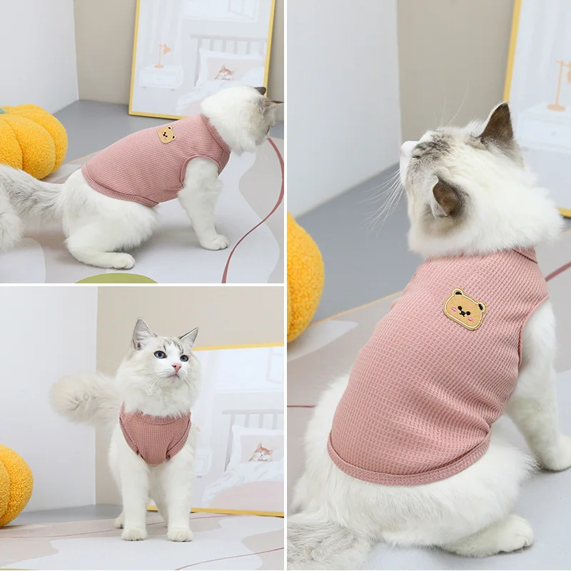 Colete para Cães e Gatos Estampa Urso para Cães Pequenos e Médios - Imagem 3