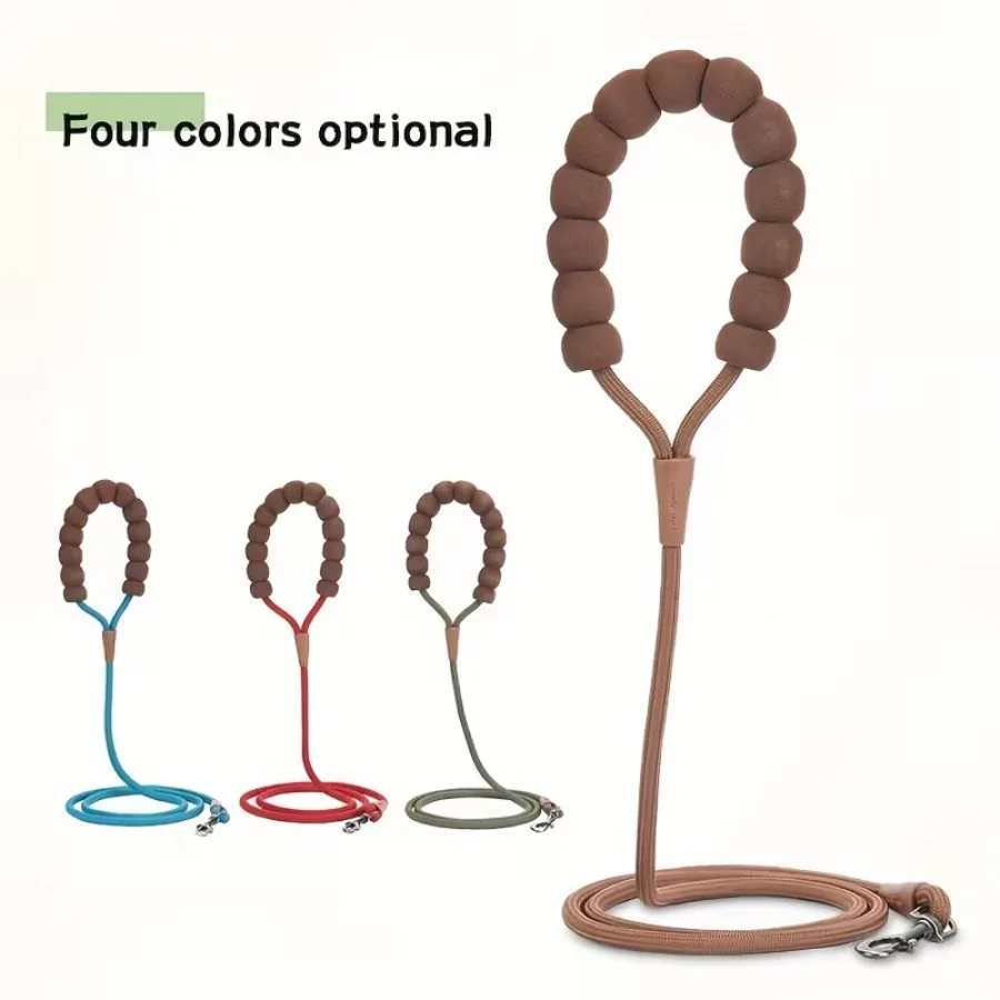 Coleira de Nylon para Cães de Porte Pequeno, Médio e Grande com Alça Confortável - Imagem 2