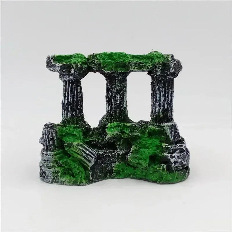 Decoração de Resina para Aquário Pilares Romanos 9x4,5x7 cm - Imagem 3