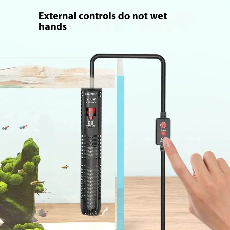 Sunsun Aquecedor Submersível para Aquário com Termostato - Imagem 2