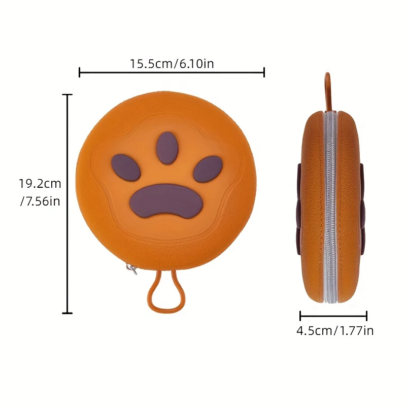 Tigela Dobrável para Cães Portátil com Duas Seções para Viagem - Imagem 6