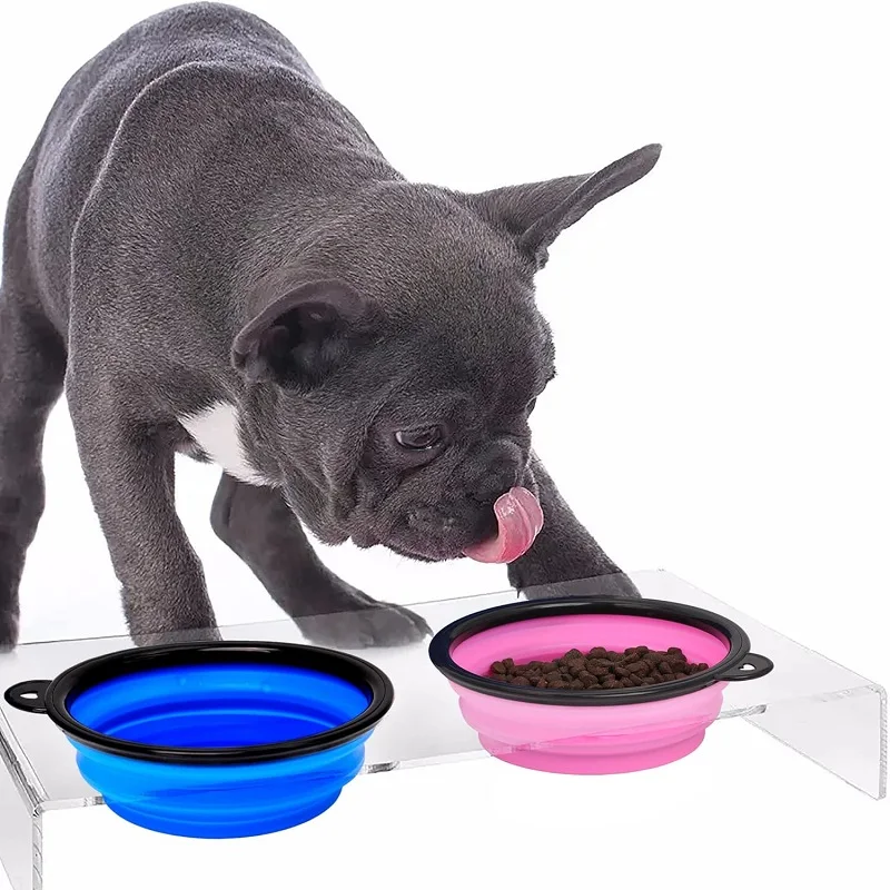 Tigela Dobrável de Silicone para Cães e Gatos Portátil para Viagem - Imagem 2