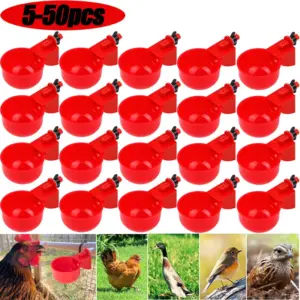 bebedouro automático para aves de plástico