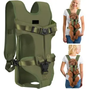 mochila frontal para cães e gatos