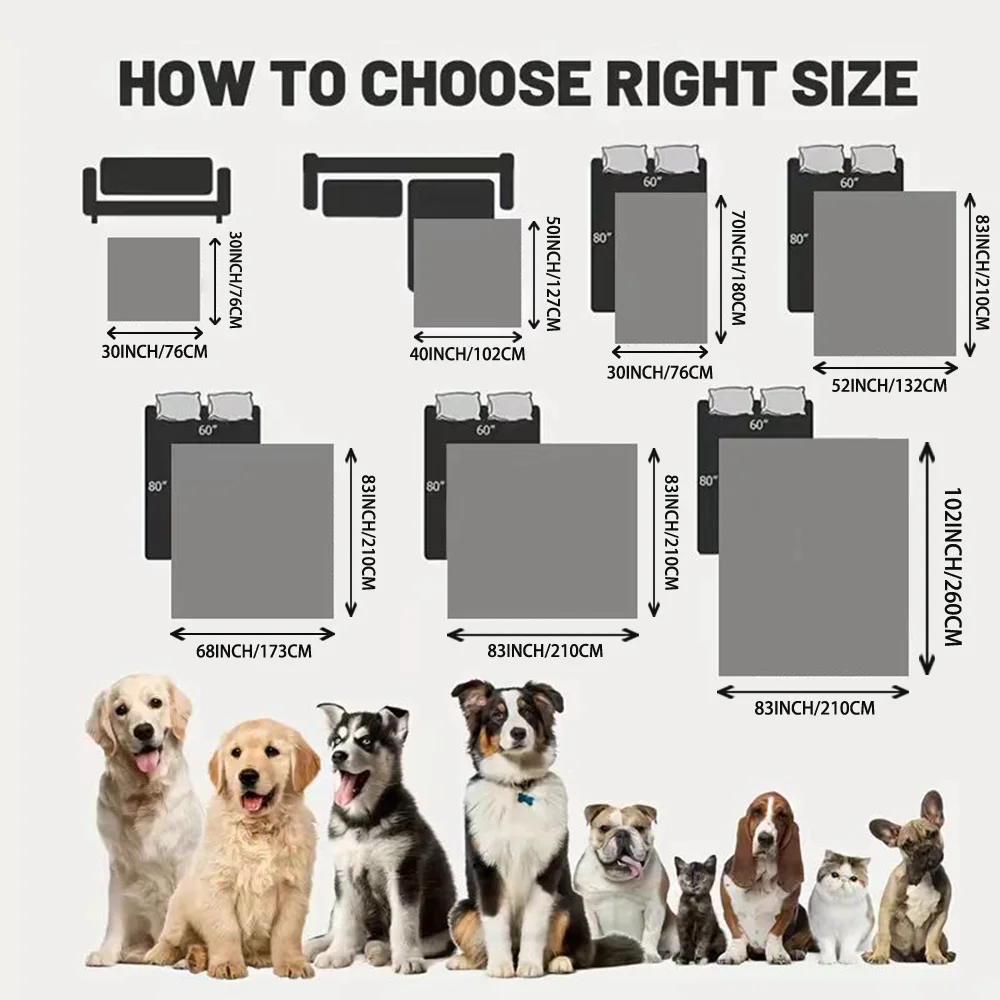 Capa de Cama para Cães e Gatos Impermeável para Sofá - Imagem 2