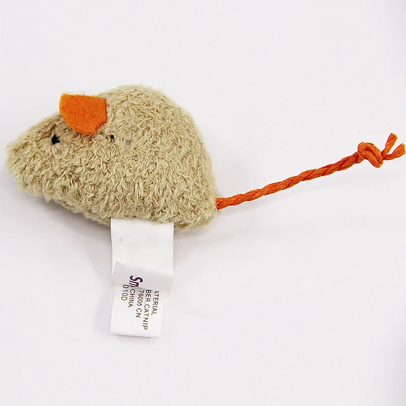 Brinquedo de Pelúcia para Gato Kit 3 Ratos com 10,5 cm - Imagem 4
