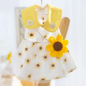 vestido de malha para cães e gatos