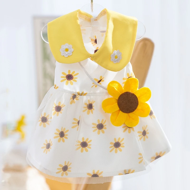 vestido de malha para cães e gatos