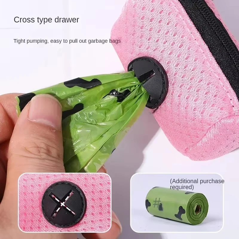 Dispensador de Sacos para Cocô de Cachorro Pendurável para Passeio - Imagem 3