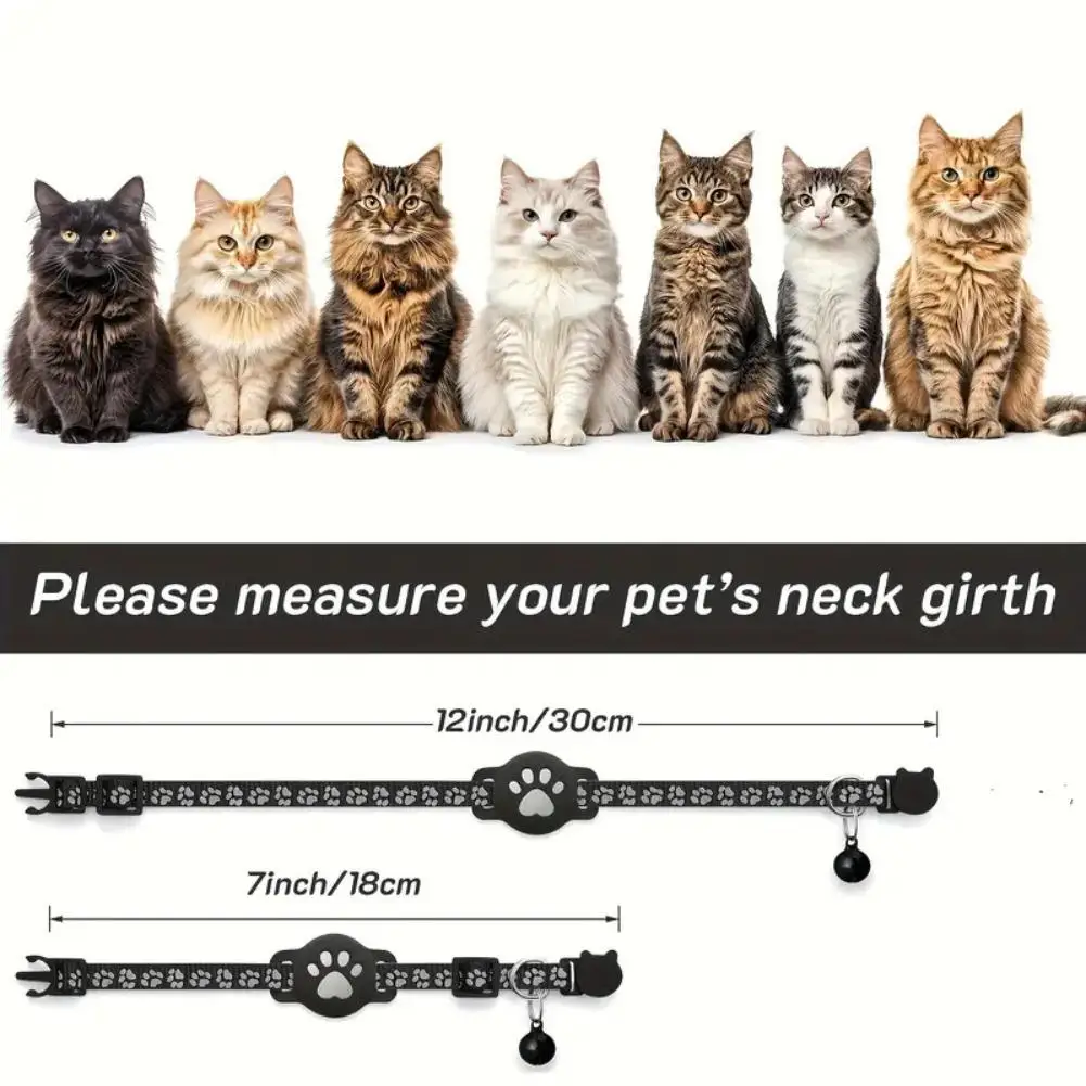Coleira para Gato com Airtag Refletiva e Fivela de Segurança - Imagem 6