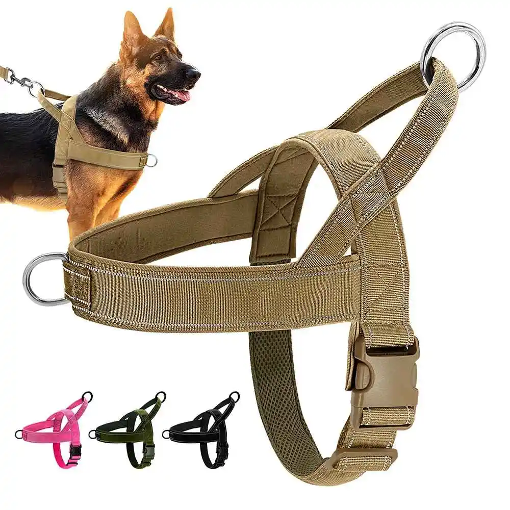 colete tático ajustável para cães