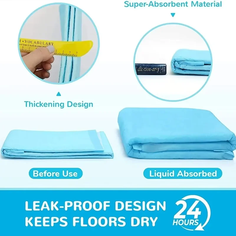Tapete Higiênico Descartável para Cães e Gatos Super Absorvente - Imagem 2