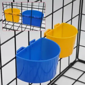 comedouro para pássaros de plástico