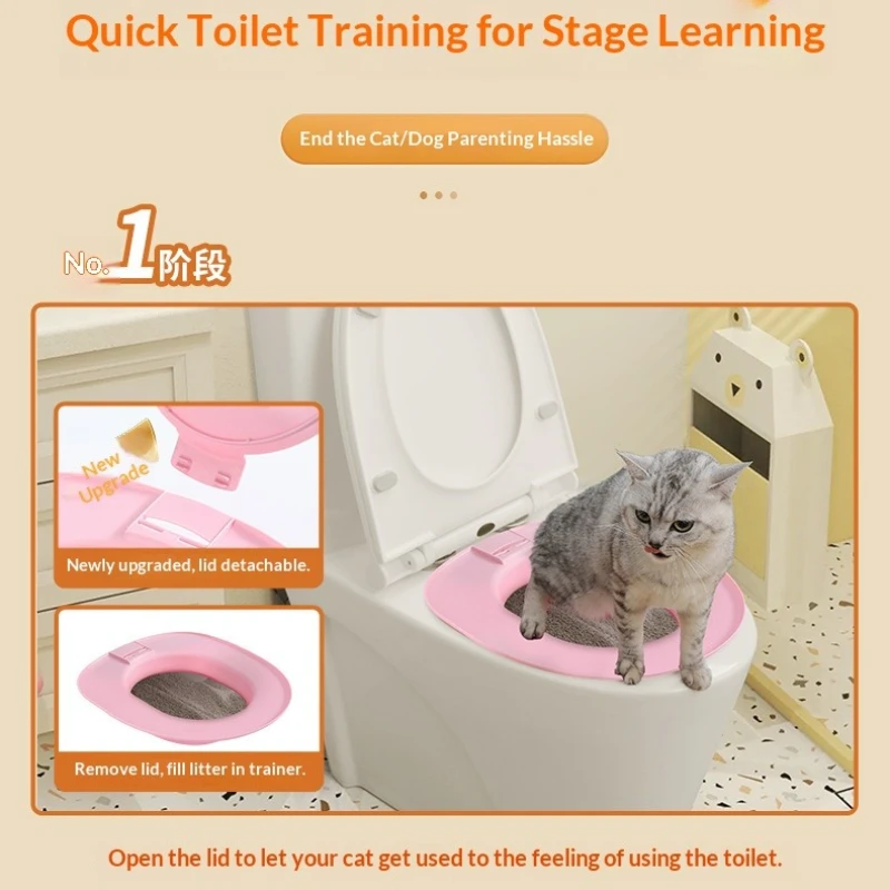 Kit Treinamento Sanitário para Gatos de Plástico Reutilizável - Imagem 2