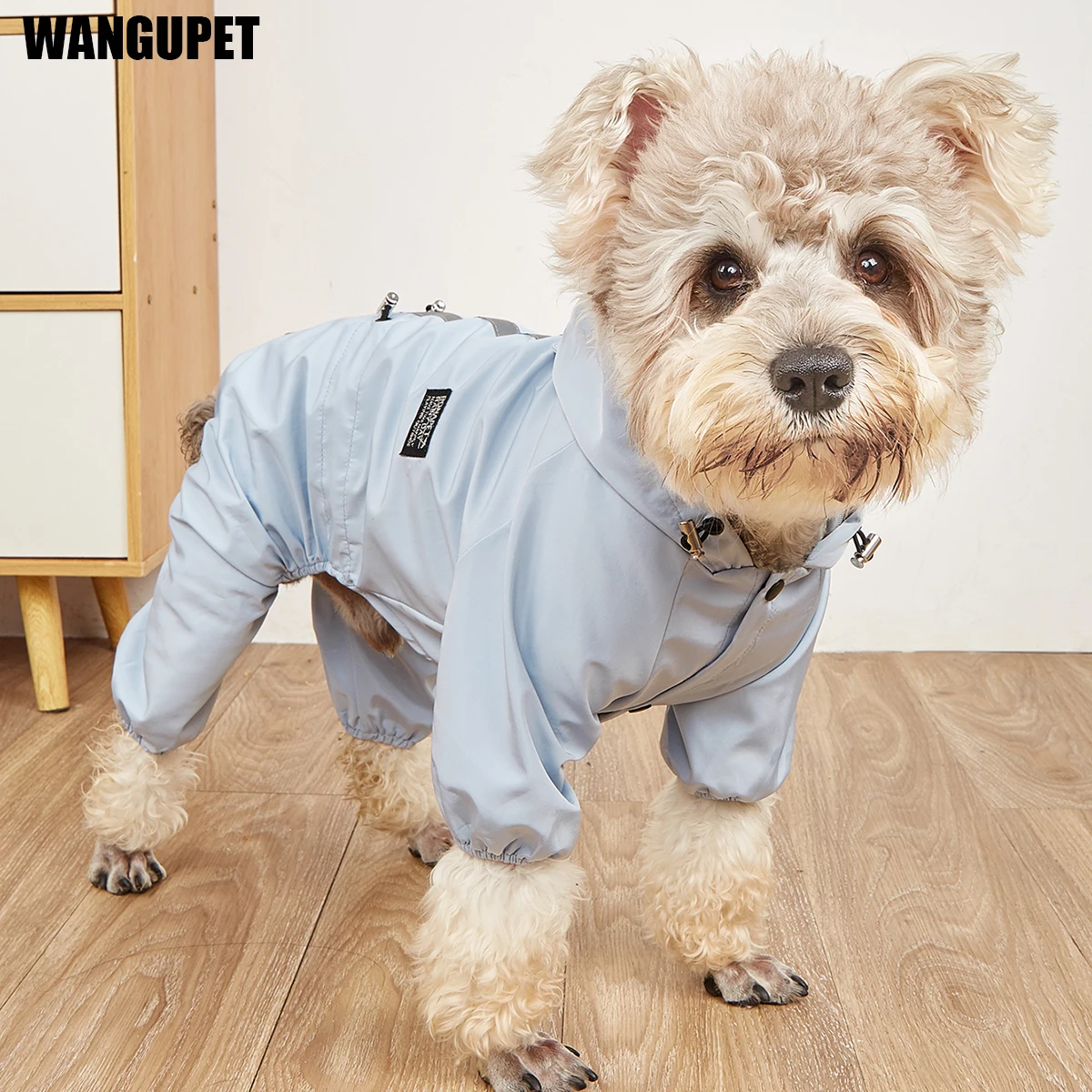 capa de chuva para cães pequenos refletiva