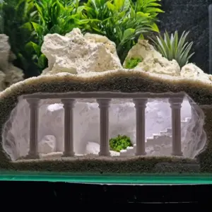 caverna para aquário coluna romana