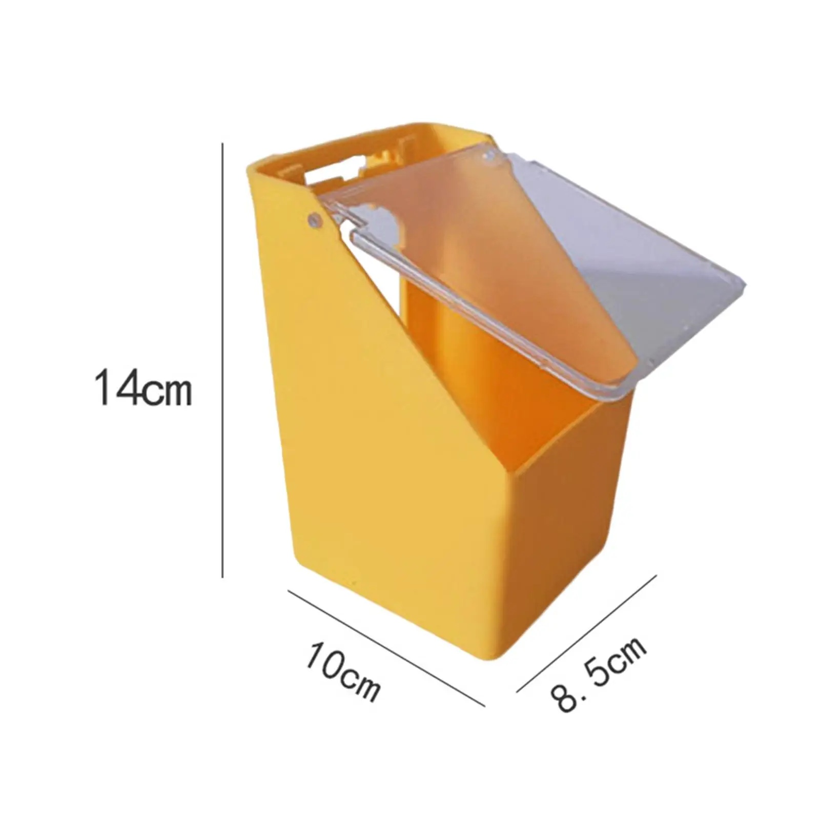 Comedouro para Pássaros e Pombos 14 cm de Plástico com Tampa Transparente - Imagem 6