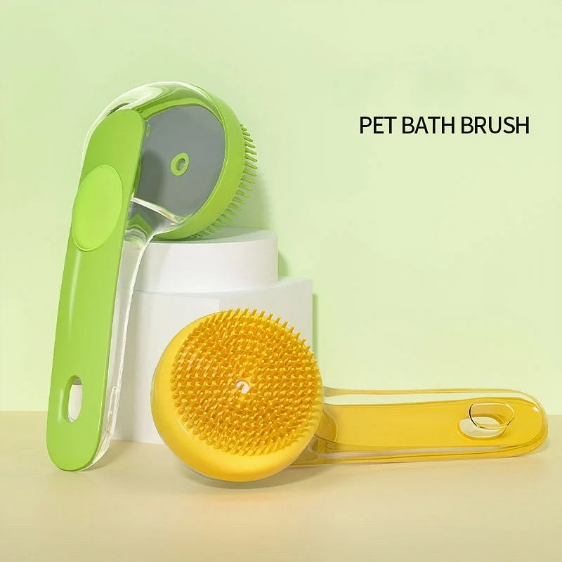 Escova de Banho para Cães e Gatos Pequenos: Ferramenta Especializada para Lavagem de Cães, Escova de Massagem - Essencial para Banho de Animais de Estimação - Image 2