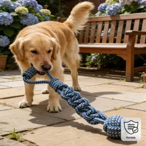 brinquedo de corda para cães resistente a mordidas