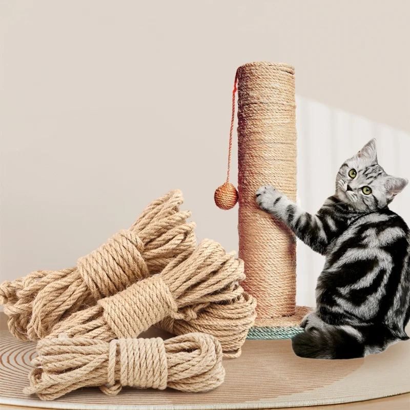 Corda de Sisal para Gatos DIY para Arranhador Resistente - Imagem 2