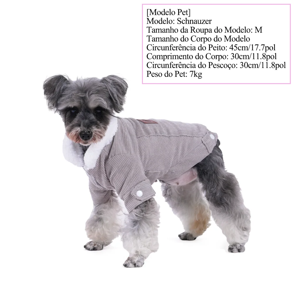 Jaqueta para Cães e Gatos de Lã com Forro Aconchegante - Image 3