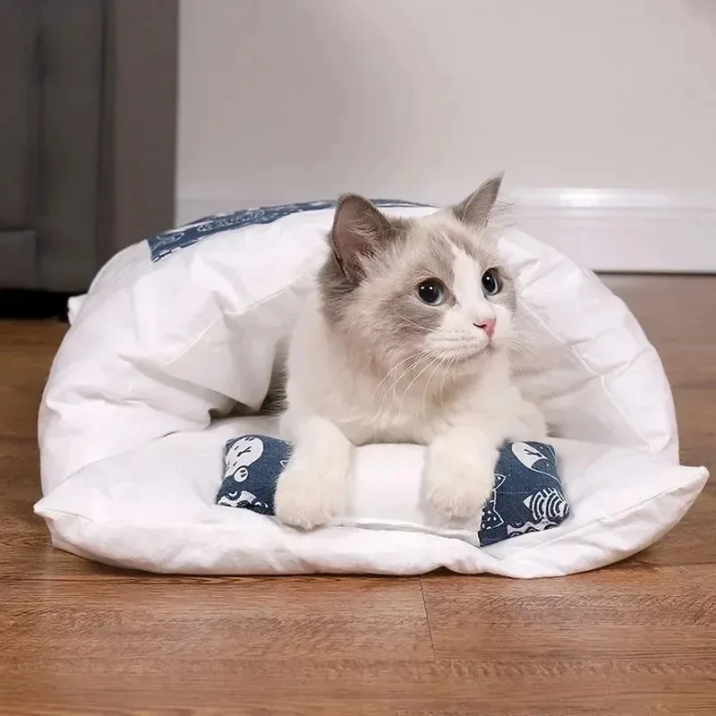 Cama Toca para Gatos e Cães Pequenos Removível 45x30 cm Rosa - Image 5