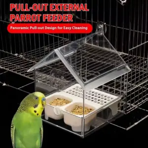 alimentador e banheira para pássaros externo