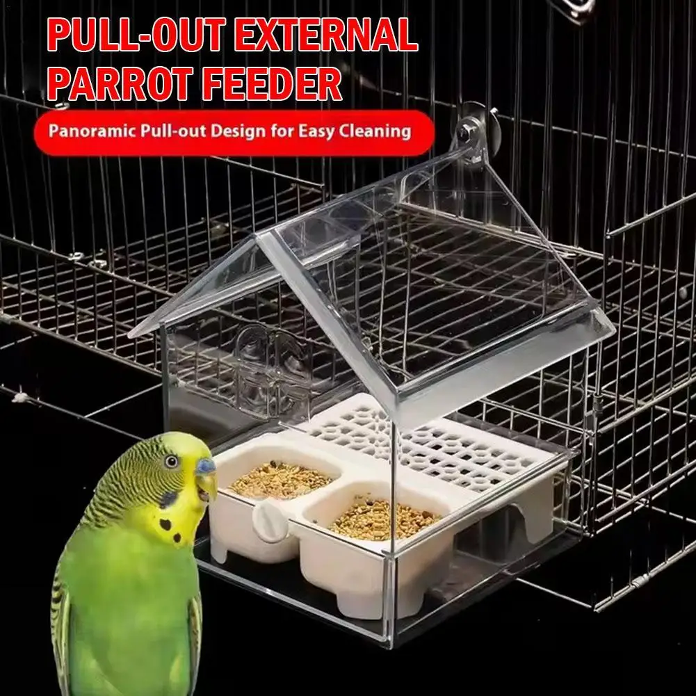 alimentador e banheira para pássaros externo