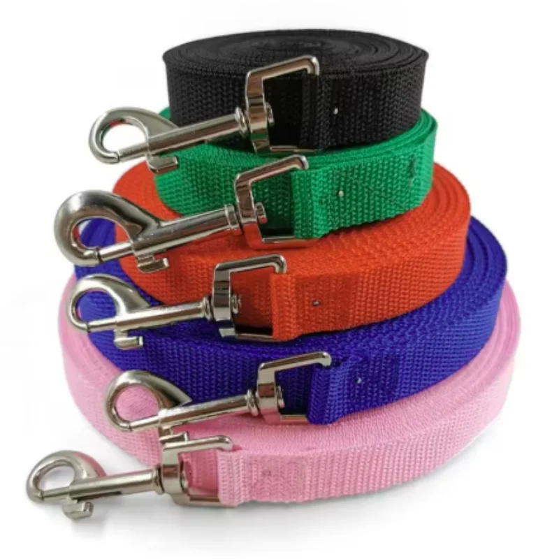 Guia Longa de Nylon para Cães de 1,5 m a 30 m com Liberação Rápida - Imagem 2