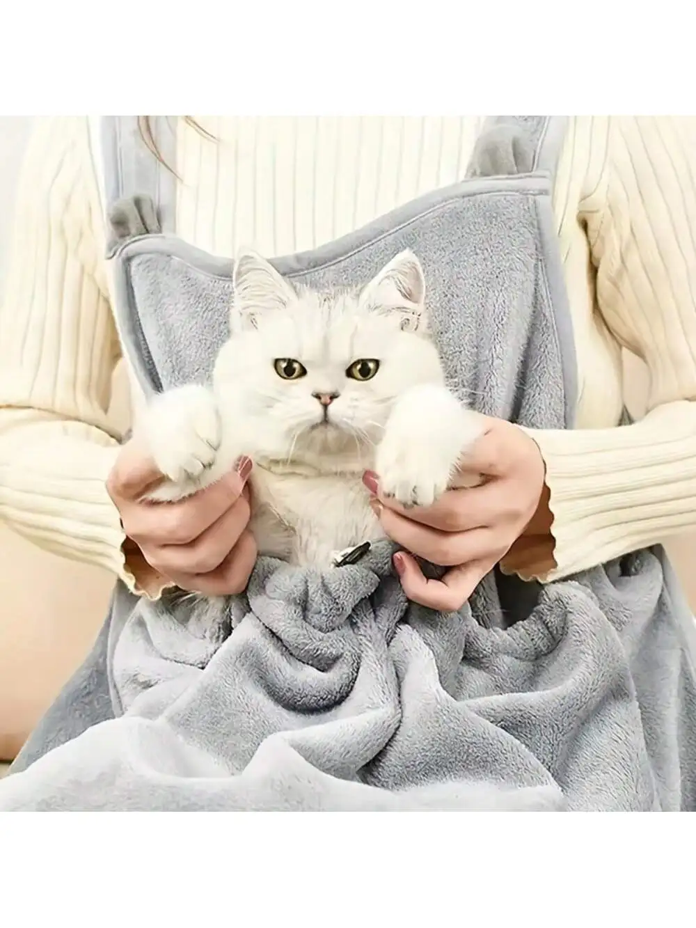 Bolsa Sling para Gatos e Cães Pequenos de Poliéster Lavável - Imagem 3