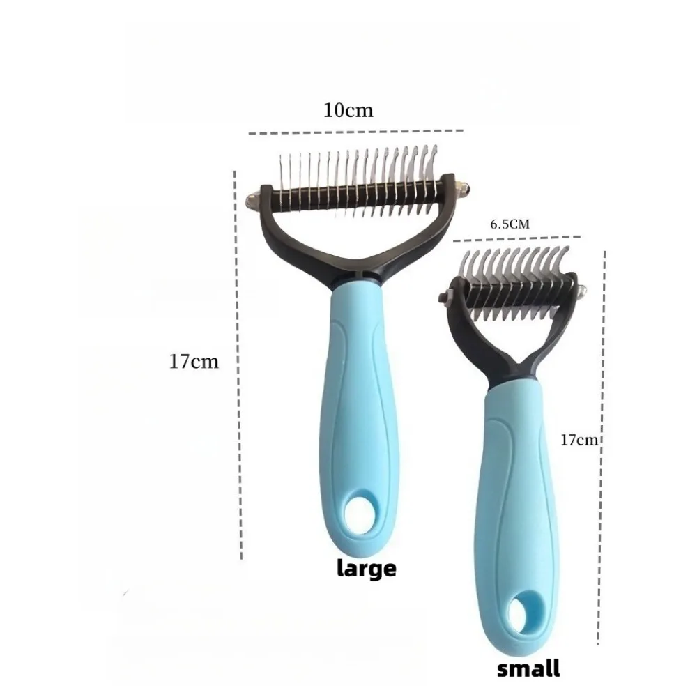 Escova para Cães e Gatos de Pelo Longo e Curto com Lâminas de Aço - Imagem 5