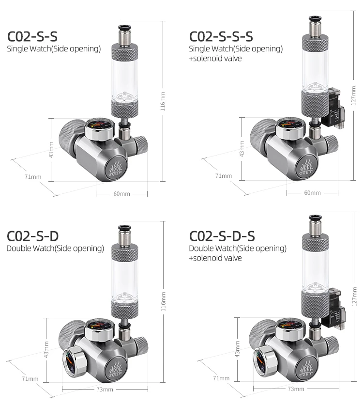 Regulador CO2 para Aquário com Contador de Bolhas - Imagem 3