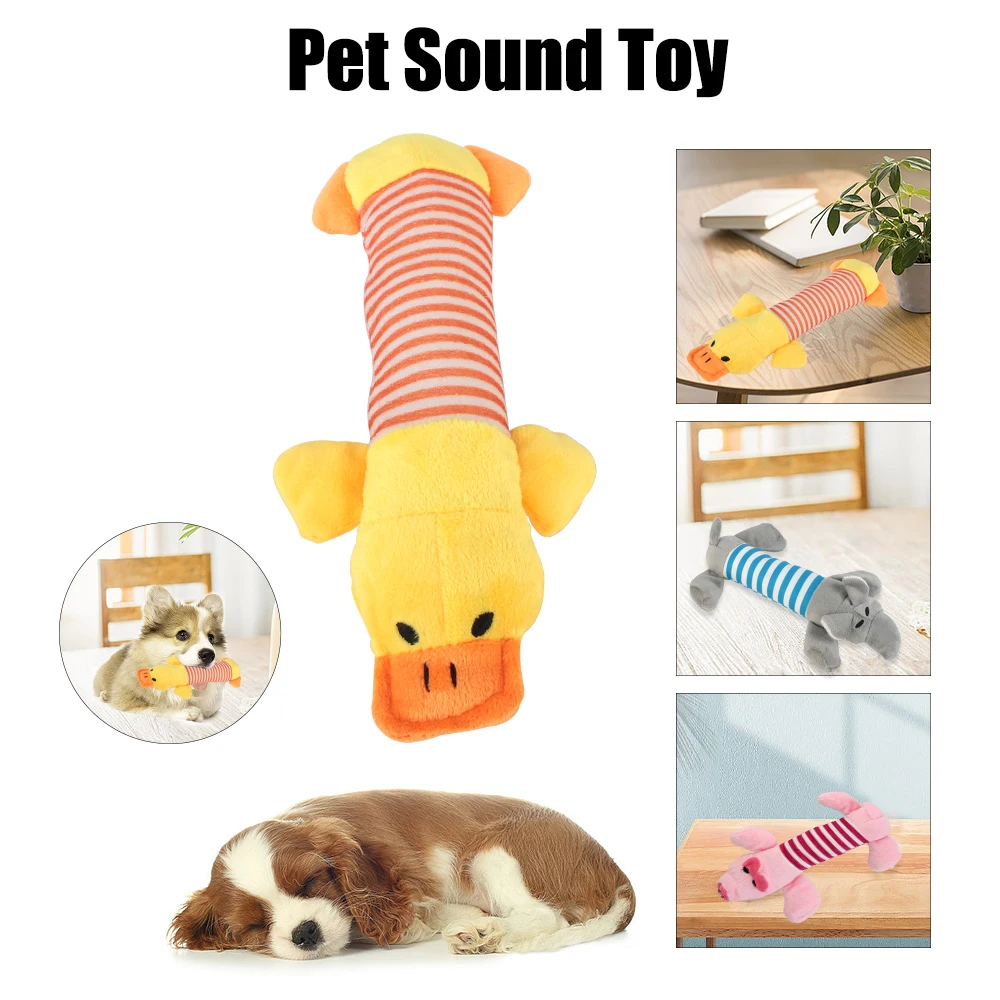 Brinquedo de Pelúcia para Cães e Gatos com Som de Rangido - Imagem 4
